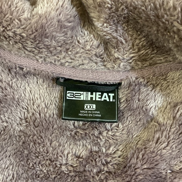 32 DEGREES HEAT FLEECE ZIPPER FRONT WOMEN PINK BARBIECORE JACKET. SIZE-X… - Picture 13 of 14